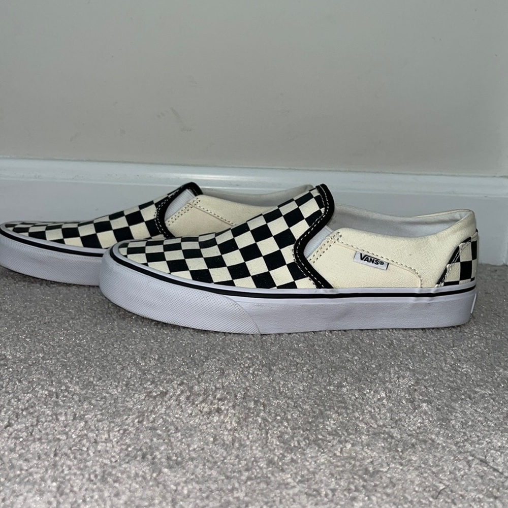 VANS CHECKERBOARD SLIP-ON